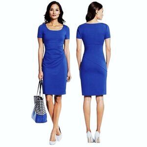 Diane von Furstenberg • DVF Cobalt Blue Bevina Sheath Dress || Size 2